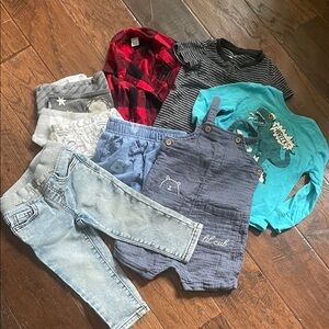 Mix & Match Clothing Lot - Blue Navy Teal Gray